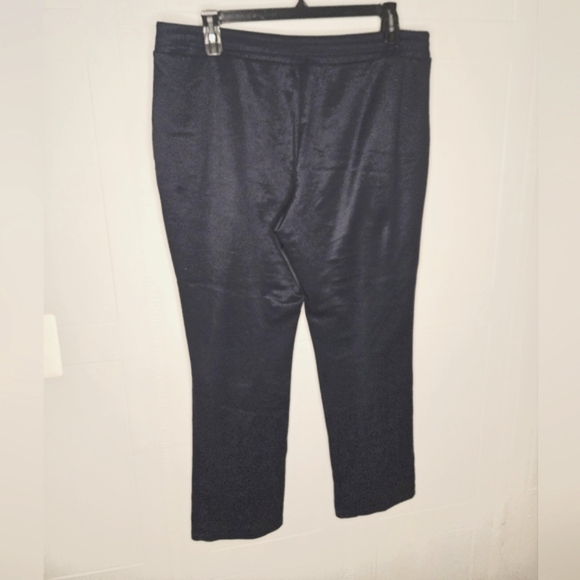 Lauren Ralph Lauren Active Navy White Stripe Waffle Knit Hoodie Navy Pant Set XL - Picture 7 of 16